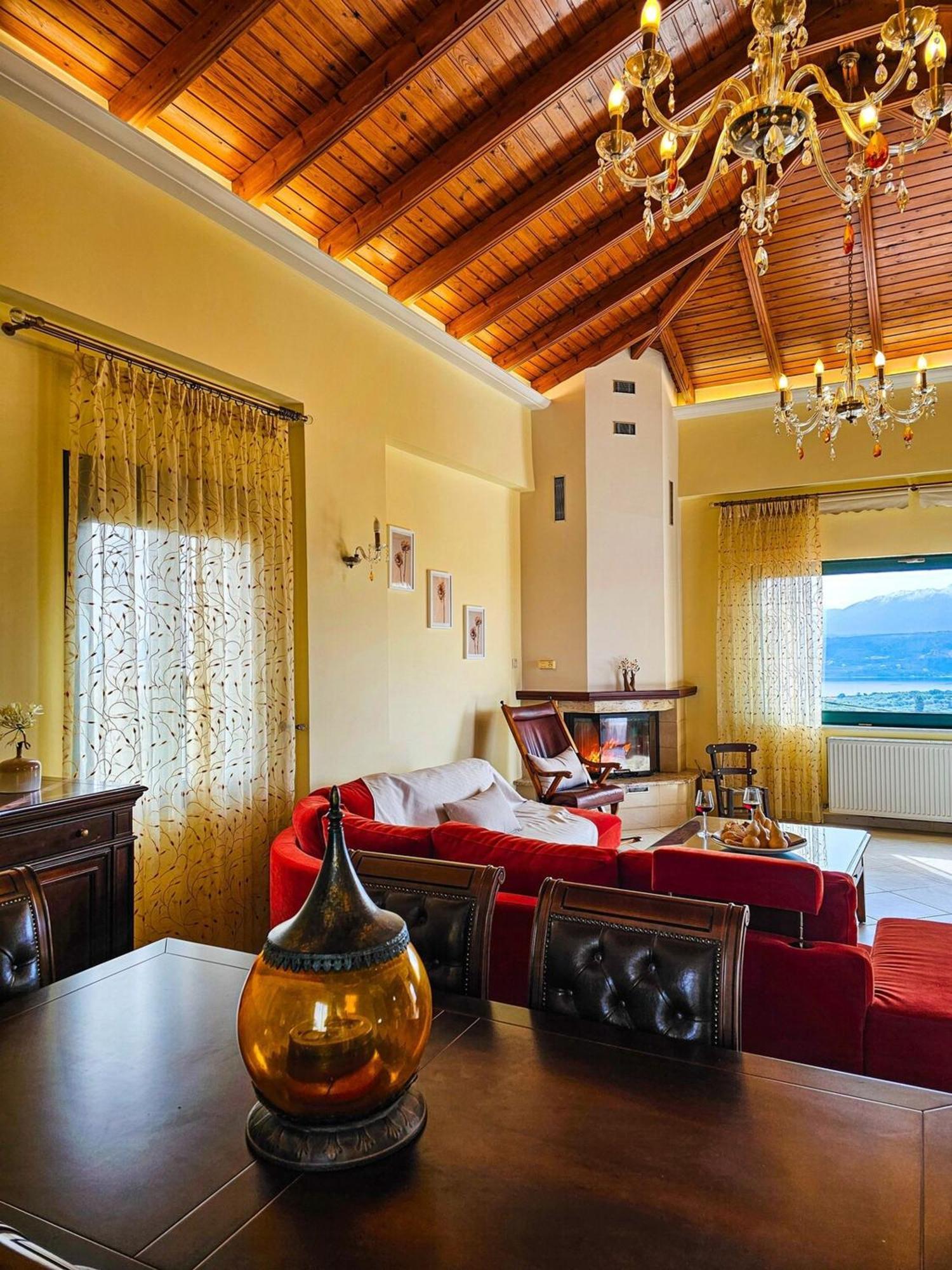 Villa Aitheras With Sea Views And Garden Stérnai المظهر الخارجي الصورة