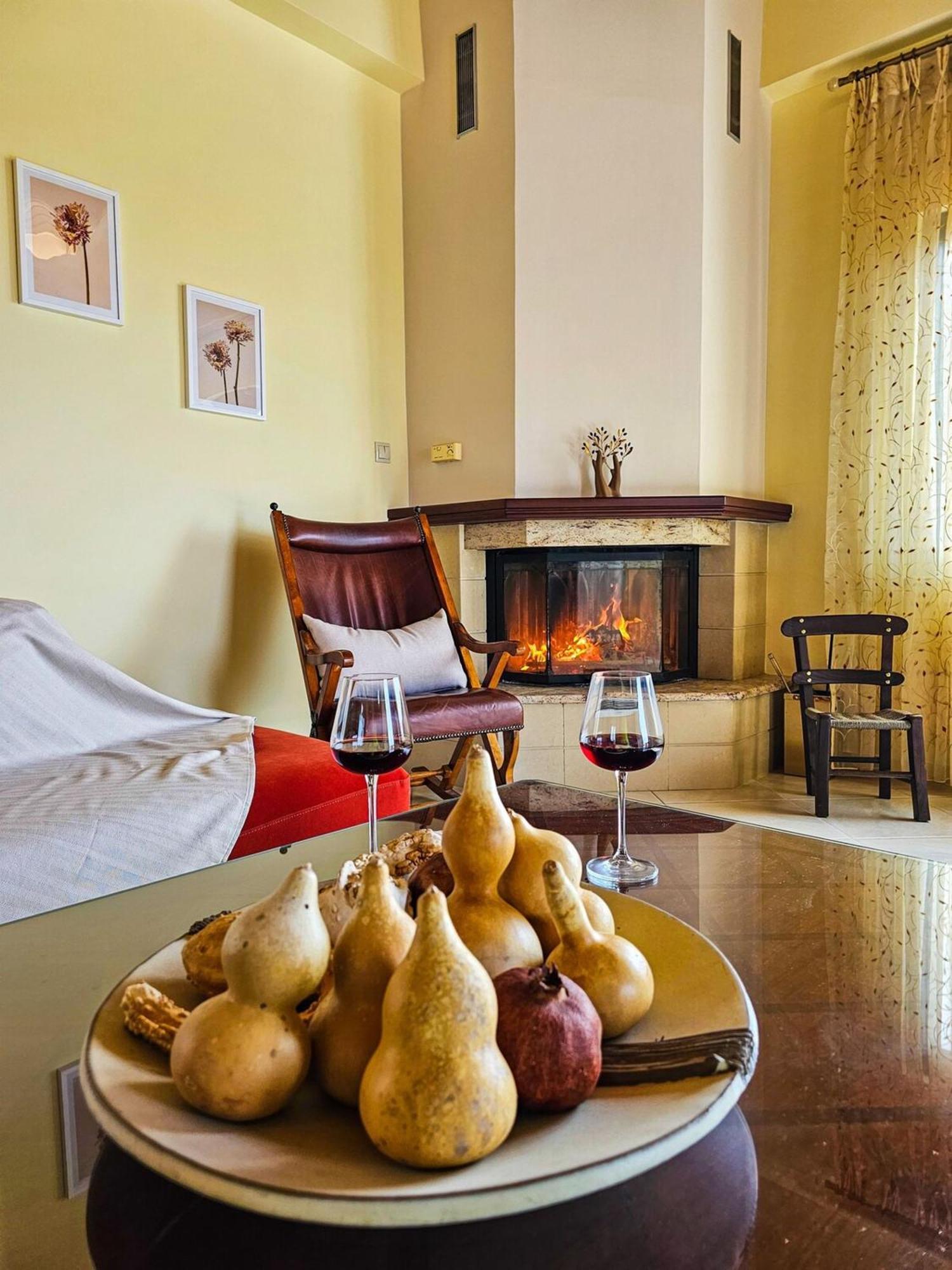 Villa Aitheras With Sea Views And Garden Stérnai المظهر الخارجي الصورة