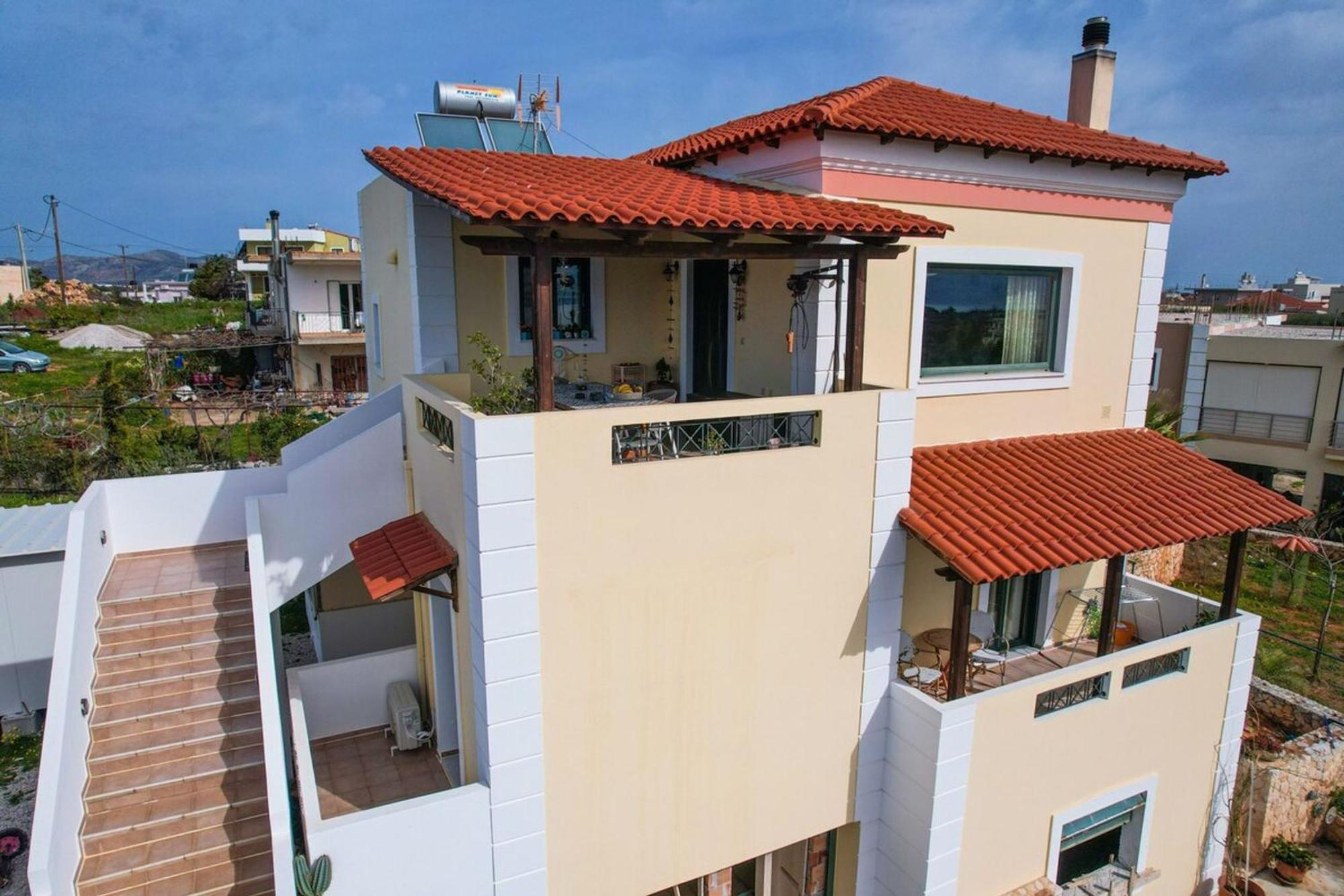 Villa Aitheras With Sea Views And Garden Stérnai المظهر الخارجي الصورة