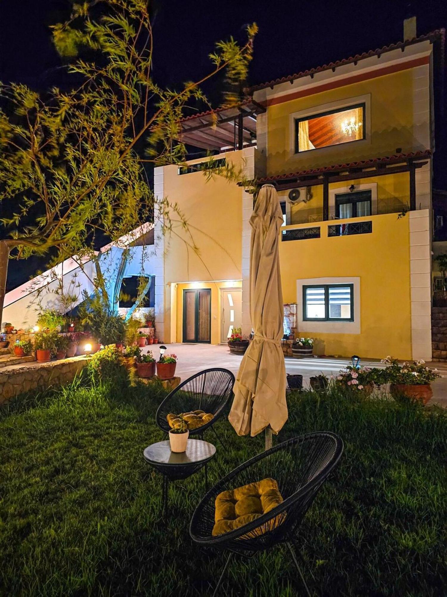 Villa Aitheras With Sea Views And Garden Stérnai المظهر الخارجي الصورة