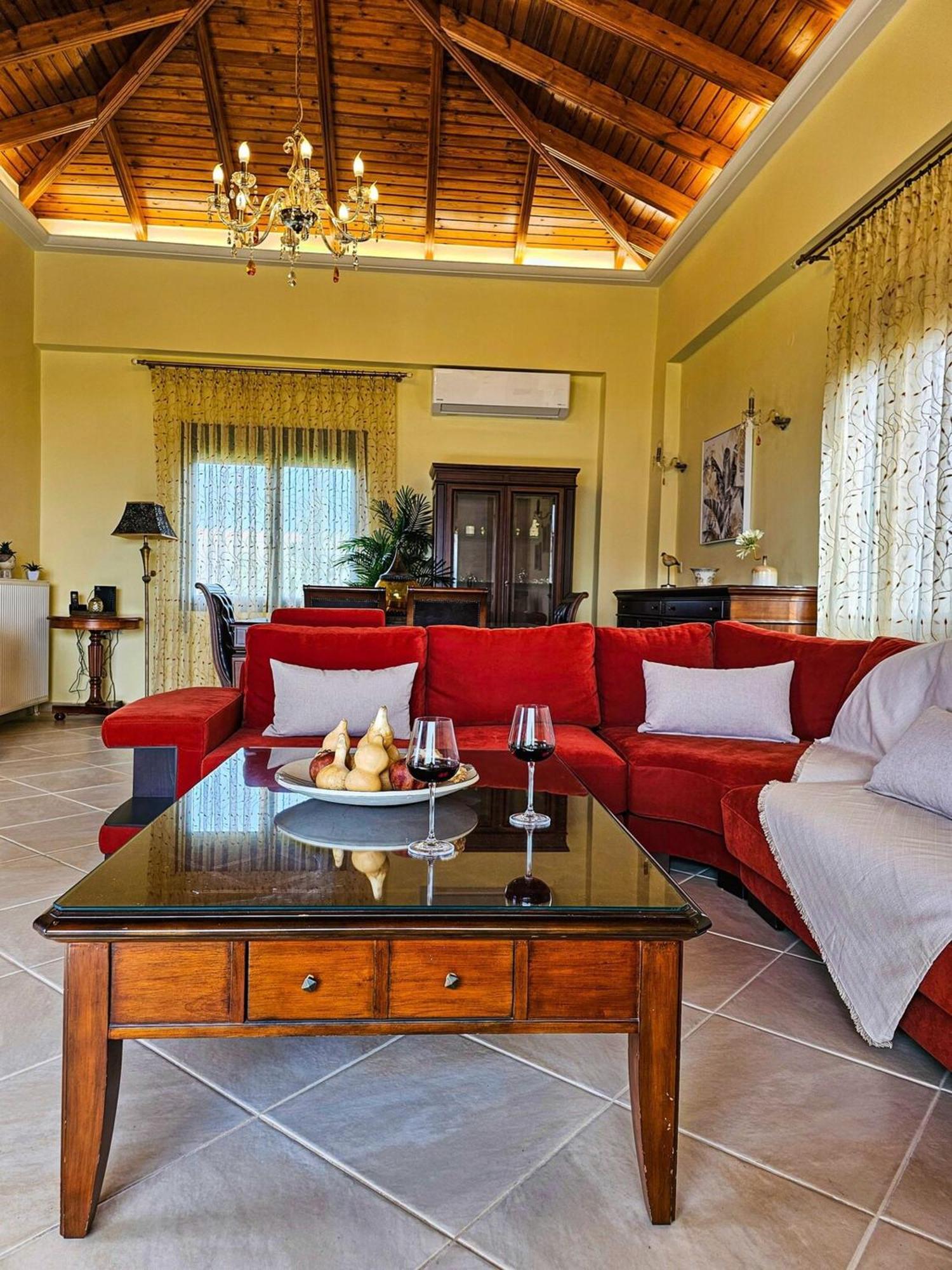 Villa Aitheras With Sea Views And Garden Stérnai المظهر الخارجي الصورة